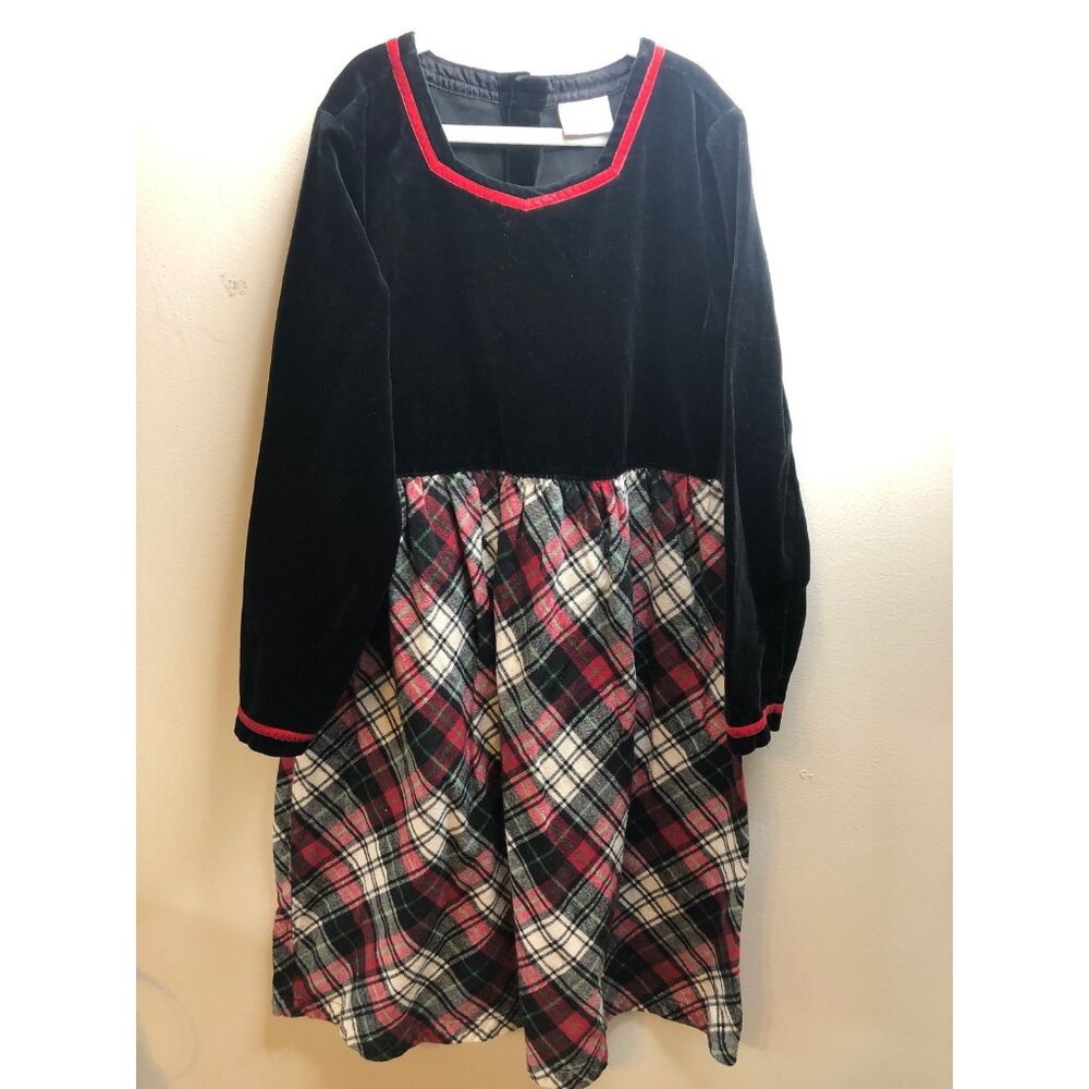 Girls Plaid Hanna Andersson Dress - Size 140 (10)